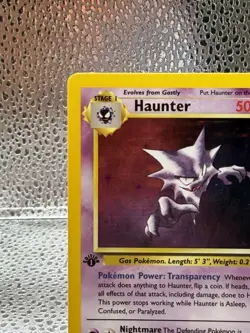 1999 Haunter ⭐ 6/62 1st Edition Holo Rare Fossil Vintage WOTC Pokemon LP - Image 3
