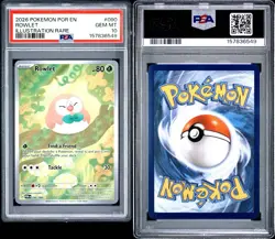 Pokemon Rowlet 090/088 Illustration Rare Holo PSA 10 - Image 3