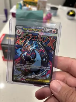 Pokemon TCG Mega Charizard x EX 023 Promo Card Holo Rare Near Mint - Image 1