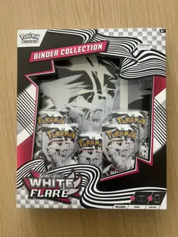 White Flare Binder Collection - Pokemon TCG - New & Sealed - Image 1