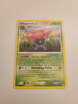 Pokemon TGC 2008 Legends Awakened Vileplume 45/146 Regular Rare card Near Mint - Image 1