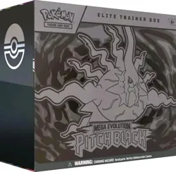 Pokemon Mega Evolution Pitch Black Factory Sealed Elite Trainer Box ETB Booster - Image 1