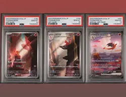PSA 10 Pokemon Card 151 Charizard SAR 201/165 Charmander Charmeleon Set Japanese - Image 2