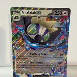 Pokemon GRAFAIAI EX Oversized Jumbo Black Star Promo 100 - Image 3