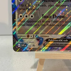 Pokemon GRAFAIAI EX Oversized Jumbo Black Star Promo 100 - Image 5