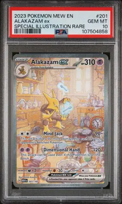 Alakazam ex - Pokemon Scarlet & Violet 151 MEW 201/165 PSA 10 - Image 1