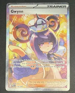 Gwynn 119/084 PBL EN SIR ME:05 Pitch Black Pokemon TCG Pack Fresh NM - Image 1