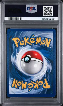 1999 POKEMON GAME #10 HITMONCHAN-HOLO SHADOWLESS PSA 6 - Image 2