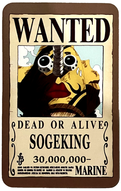 Usopp Sogeking One Piece Wanted Set ACG Holo Anime Card Dead or Alive - Image 1