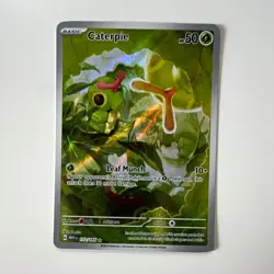 The Pokemon Company Caterpie IR Full Art 172/165 SV 151 English 2023 Holo - Image 1