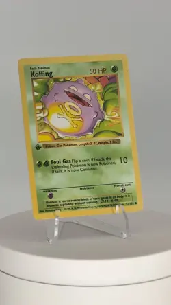 Koffing 051/102 Base Set (Shadowless) Regular First Edition LP - Image 2