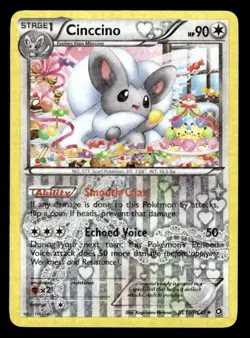 Pokemon Cinccino Legendary Treasures: Radiant Collection Holo #RC19/RC25 ESE - Image 1