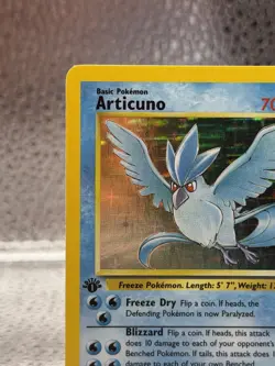 1999 Pokemon Fossil 1st Edition Holo Articuno #2/62 LP Lightly Played WOTC - Image 3