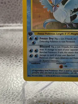 1999 Pokemon Fossil 1st Edition Holo Articuno #2/62 LP Lightly Played WOTC - Image 4