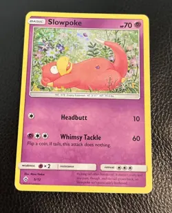 2018 Pokemon Slowpoke 5/12 McDonald's Promo Holo MP - Image 1