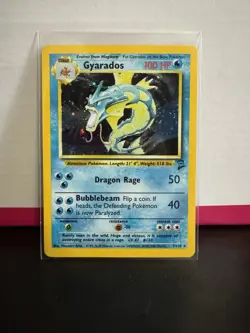 Gyarados 7/130 Holo Rare Base Set 2 English 1999 WOTC - Image 1