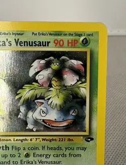 Erika's Venusaur 4/132 Gym Challenge Unlimited Holo Rare - Image 4