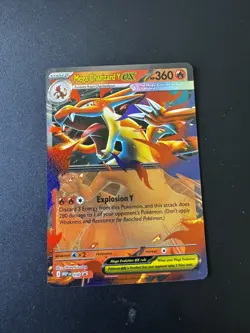 Mega Charizard Y ex MEP 030 Mega Evolution Black Star Promo Rare Pokemon TCG -NM - Image 1