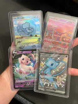 Mew Lot Pokemon Card Collection Holos Full Arts Bubble Mew 232/091 NEAR MINT - Image 1