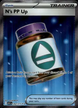 N's PP Up 262/217 Ultra Rare Ascended Heroes Pokemon Holo Near Mint - Image 1