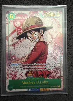 One Piece CCG Monkey D. Luffy OP13-118 Carrying on His Will SR Alt Art Foil - Image 1