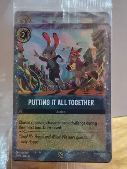 32x SEALED Putting It All Together #27/P3 Disney Lorcana Promo Cards Zootopia 2 - Image 2