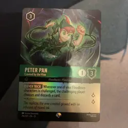 Disney Lorcana Peter Pan - Created By The Vine Attack Of The Vine! Epic Foil Nm - Image 1