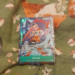Perona OP14-033 The Azure Sea's Seven SR Alternate Art One Piece Card - Image 1