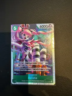 Perona OP14-033 SR English The Azure Sea's Seven - One Piece Card - NM - Image 1