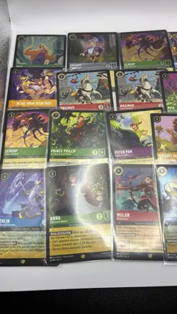 Lorcana Lot of 26 Super Rare and Legendary Cards - Image 2