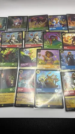 Lorcana Lot of 26 Super Rare and Legendary Cards - Image 3