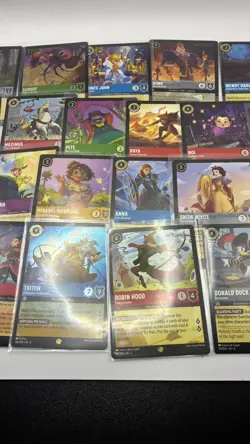 Lorcana Lot of 26 Super Rare and Legendary Cards - Image 4