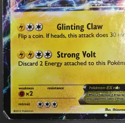 HP Zekrom EX BW38 Black and White Promos Authentic Pokemon Card - Image 5