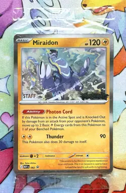 Pokemon Pitch Black Sealed Staff Promo Cards - Image 1