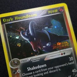 Dark Houndoom 5/109 EX Team Rocket Returns Reverse Holo Stamp 2004 Pokemon Card - Image 2