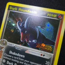 Dark Houndoom 5/109 EX Team Rocket Returns Reverse Holo Stamp 2004 Pokemon Card - Image 3