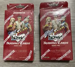Street Fighter Alpha: Warriors' Dreams Trading Cards Collector Box Lot of 2 - Image 1