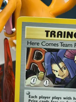 Pokemon Team Rocket 1st Edition Rare Holo Card 'Here Comes Team Rocket!' 15/82 - Image 2