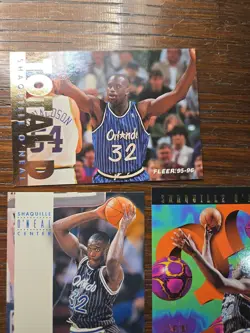 SHAQUILLE O'Neal Lot Of 9 Cards! EX Condition - Image 4