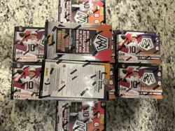 LOT OF 10 - 2022 Mosaic NFL Blaster Box Sealed Football Cards - Brock Purdy RC - Image 4