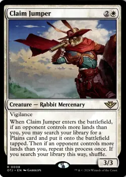 Claim Jumper Non-Foil Outlaws of Thunder Junction 8 NM MTG - Image 1