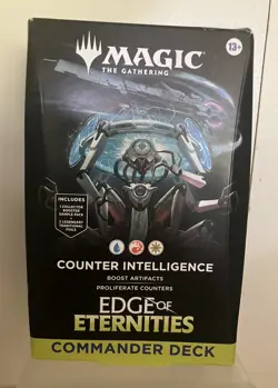 MTG Edge Of Eternity Commander Deck: Counter Intelligence SEALED - Image 1