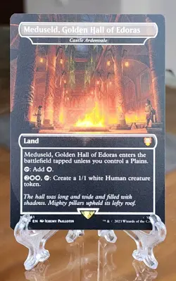 MTG Meduseld, Golden Hall Of Edoras (0361) *Non-Foil* Borderless LOTR - Image 1