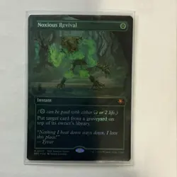 Wizards of the Coast MTG Noxious Revival Borderless Foil ENG #0073 Instant - Image 1