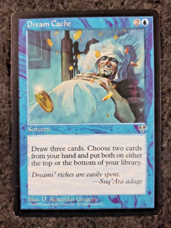 Dream Cache - NO Play MTG Mirage Near MINT ...........................(DS3D1K9) - Image 1