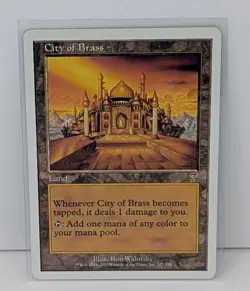 City of Brass - Magic The Gathering MTG - Seventh 7th Edition! - Image 1