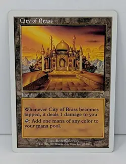 City of Brass - Magic The Gathering MTG - Seventh 7th Edition! - Image 2