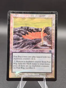 MTG Peat Bog FOIL – Mercadian Masques - English Lightly Played - Image 1