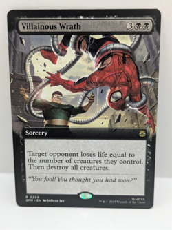 MTG Spiderman - Villainous Wrath - Rare - Borderless - Sorcery - SPG 259 - - Image 1