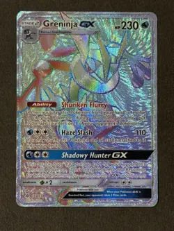 Greninja GX 133/131 Rainbow Rare Forbidden Light Pokemon - Image 1